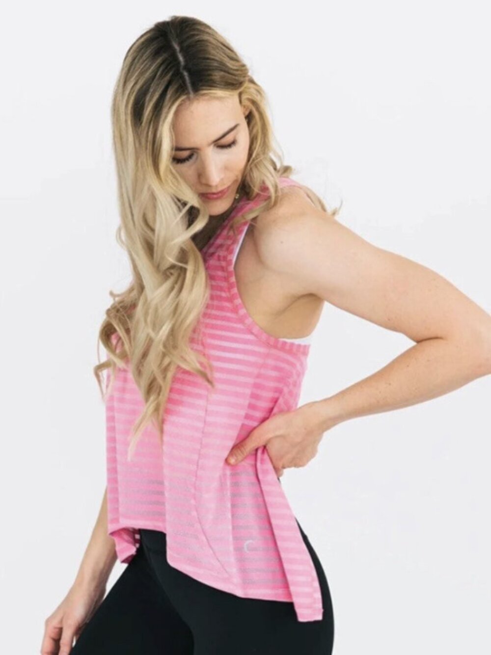 Zyia Nimbus Split Back Tank Top
